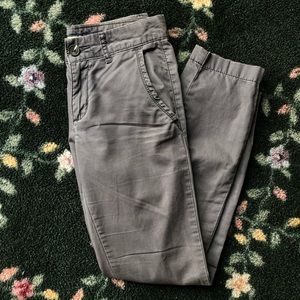 Straight Leg Olive Chinos by Prince & Fox for Women!